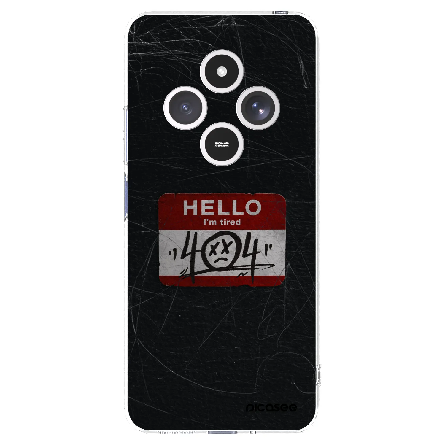 Picasee silikonowe przeźroczyste etui na Xiaomi Redmi 14C - HELLO 404
