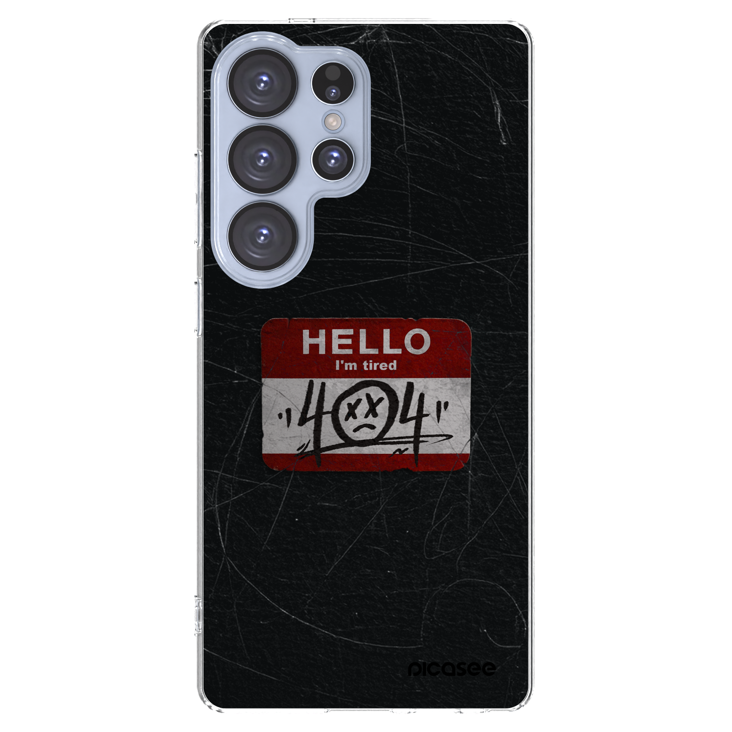 Picasee silikonowe przeźroczyste etui na Samsung Galaxy S25 Ultra 5G - HELLO 404