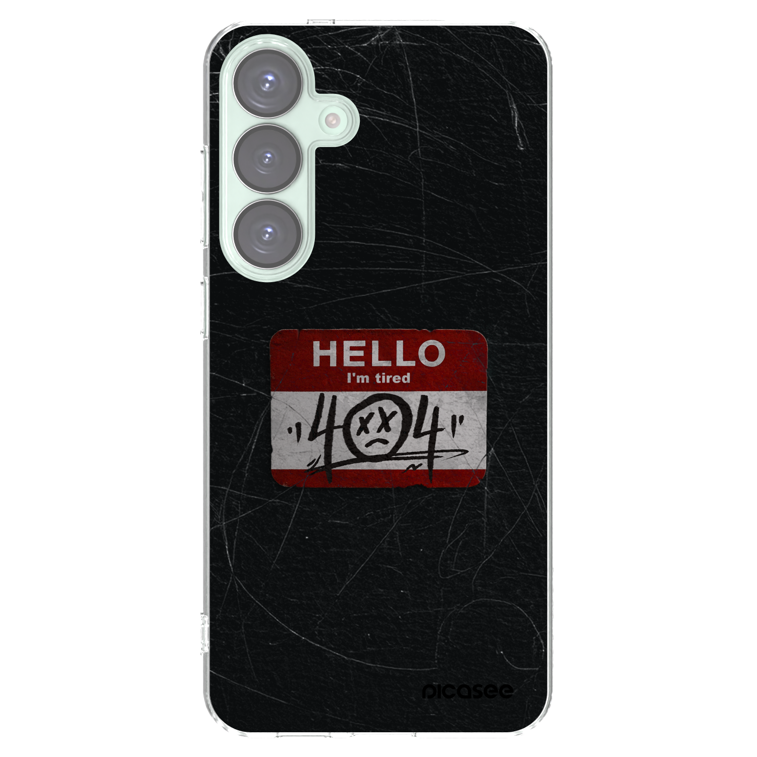 Picasee silikonowe przeźroczyste etui na Samsung Galaxy S25+ 5G - HELLO 404