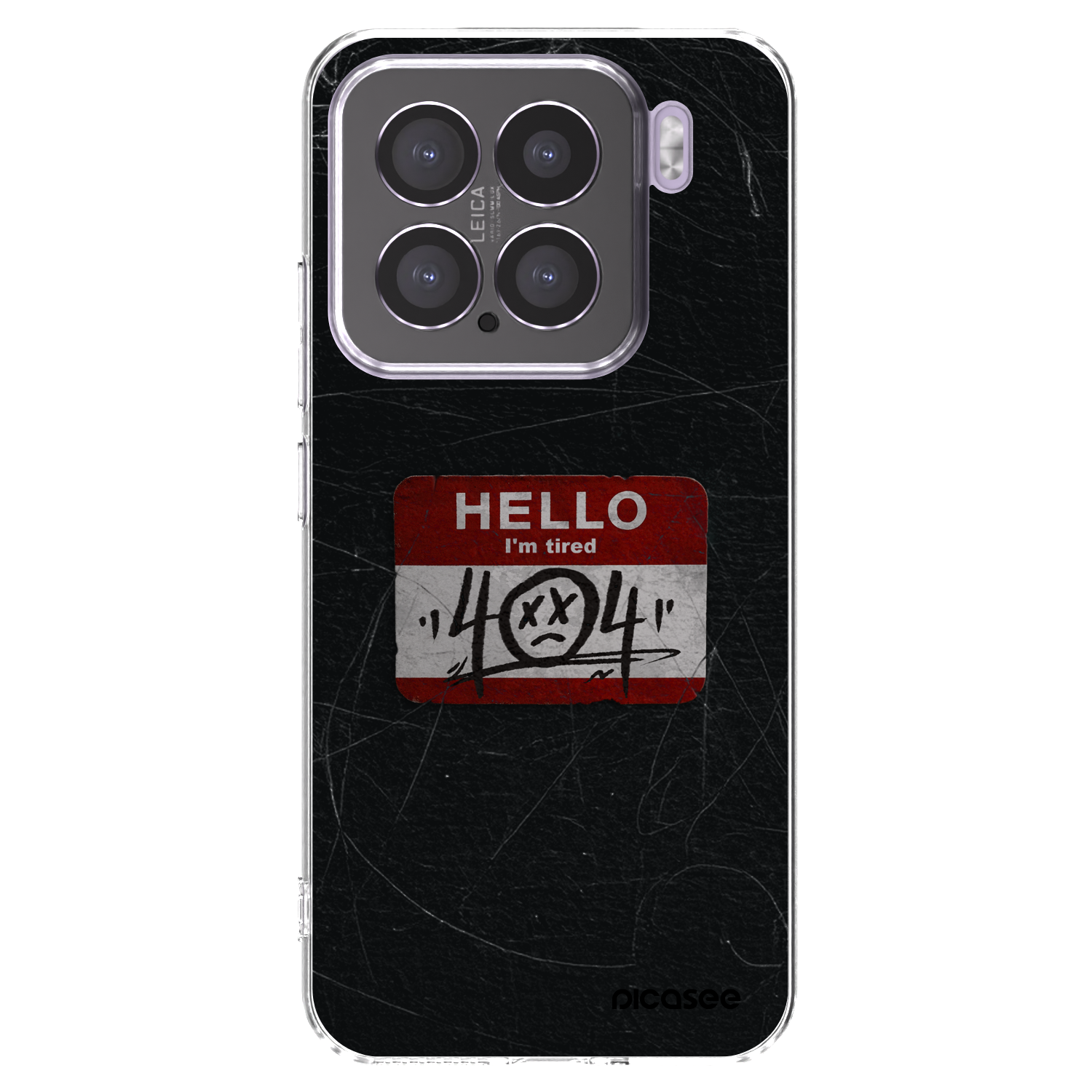 Picasee silikonowe przeźroczyste etui na Xiaomi 15 - HELLO 404