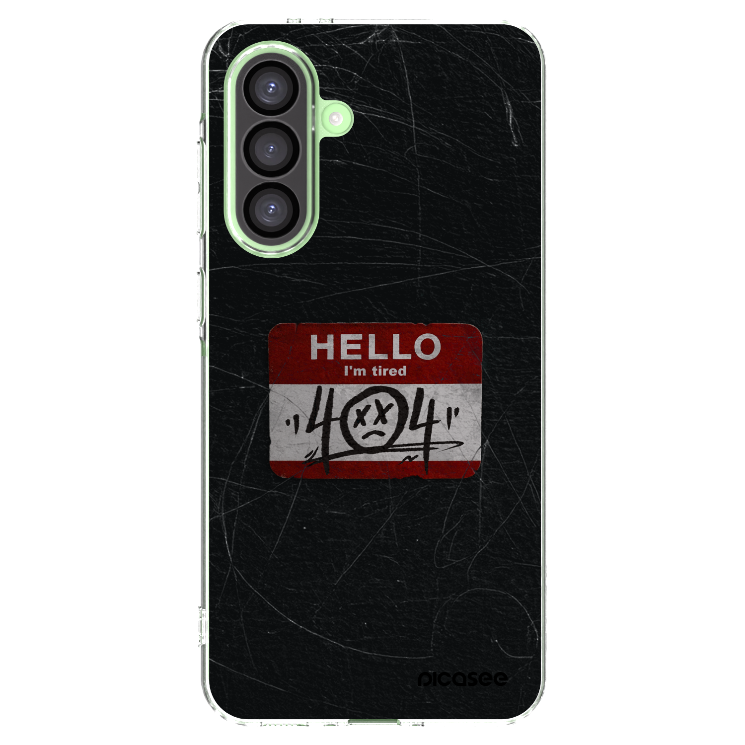 Picasee silikonowe przeźroczyste etui na Samsung Galaxy A26 5G A266B - HELLO 404