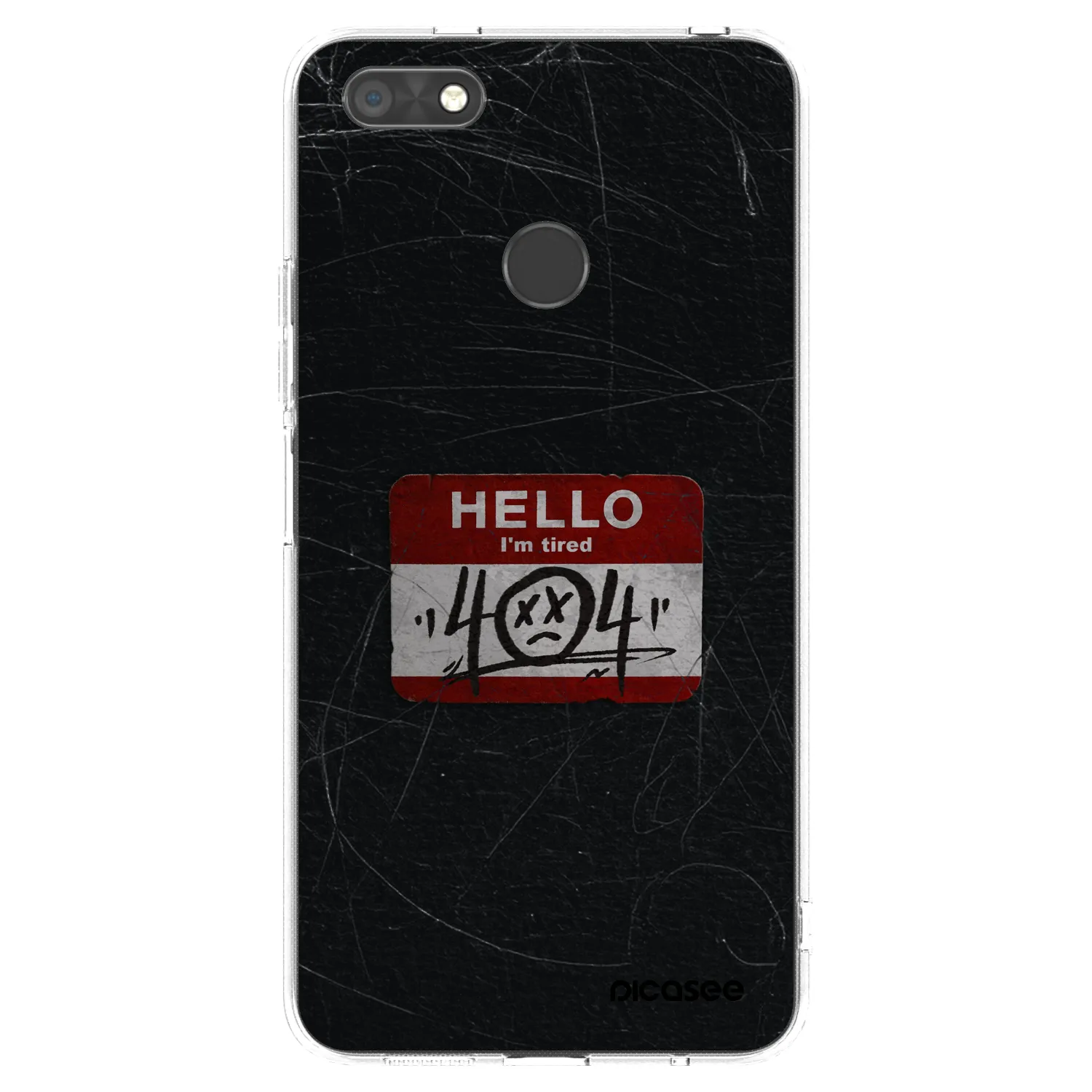 Picasee silikonowe przeźroczyste etui na Huawei P9 Lite Mini - HELLO 404