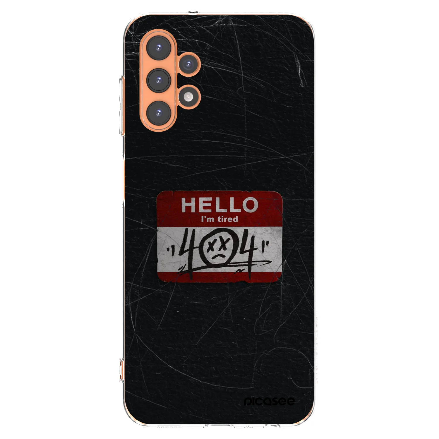 Picasee silikonowe przeźroczyste etui na Samsung Galaxy A13 5G - HELLO 404