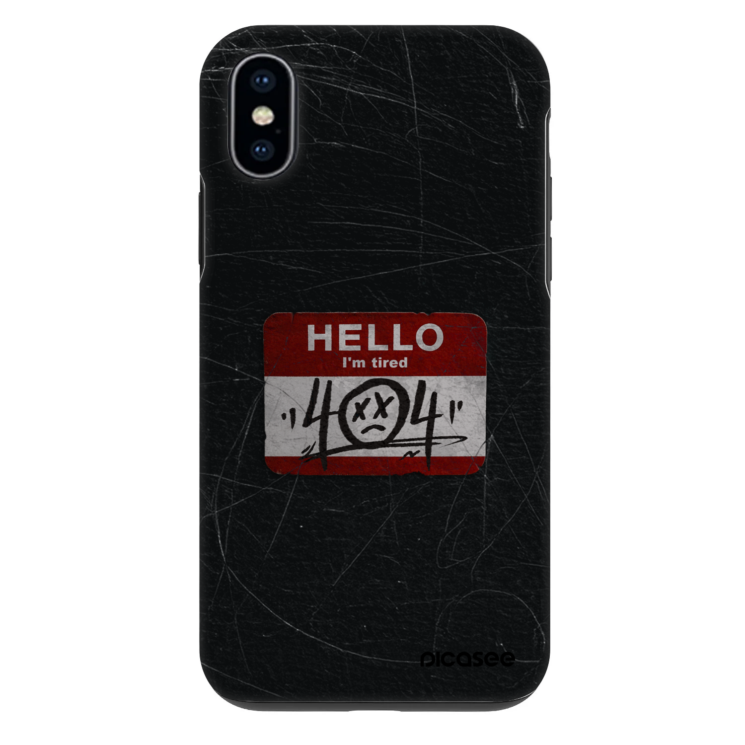 Picasee Fashion Case na Apple iPhone X/XS - HELLO 404