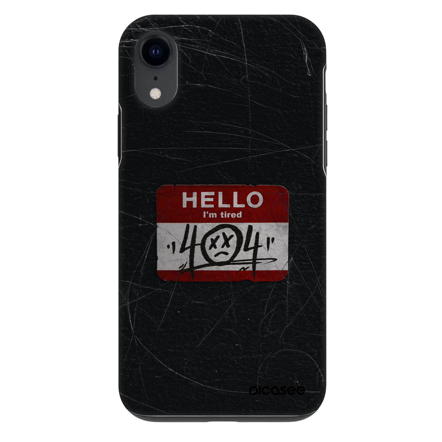 Picasee Fashion Case na Apple iPhone XR - HELLO 404