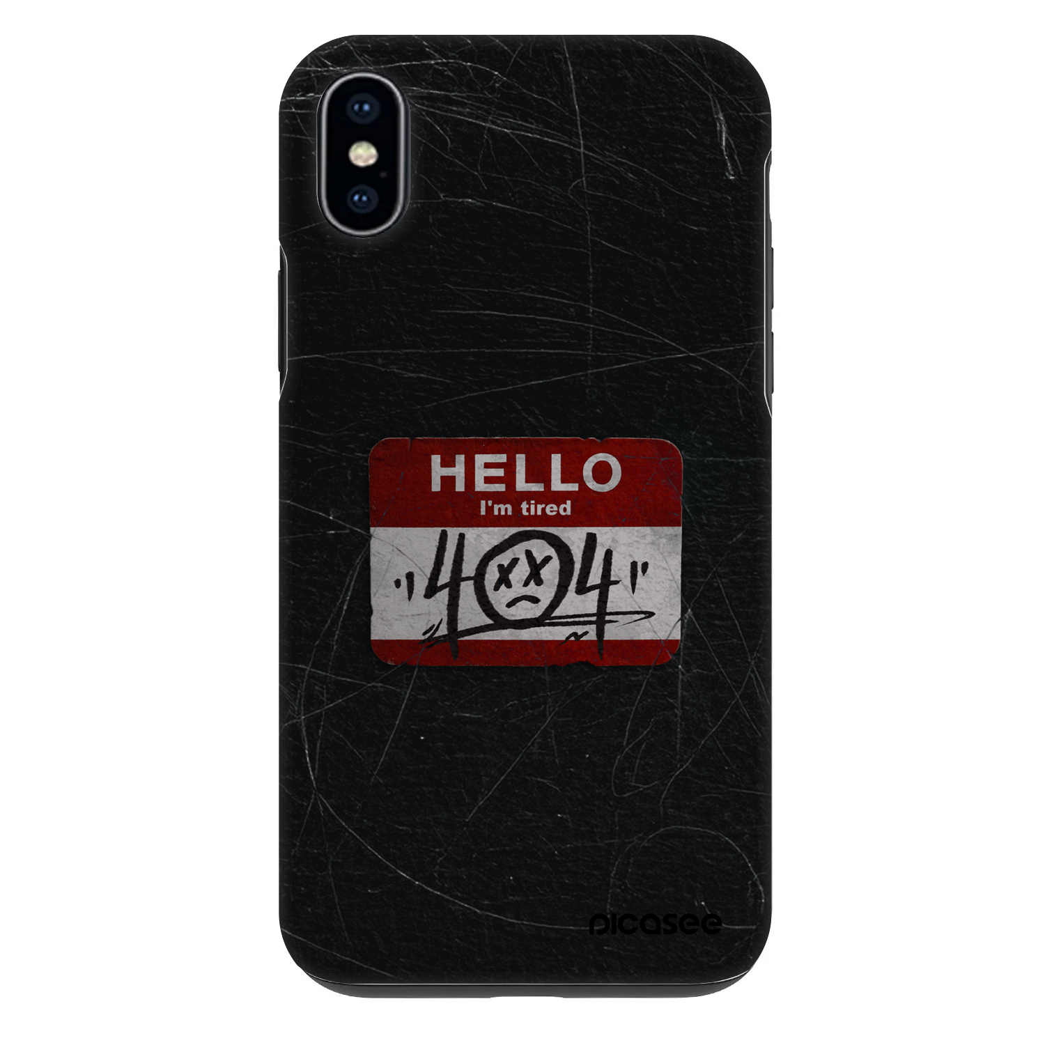Picasee Fashion Case na Apple iPhone XS Max - HELLO 404