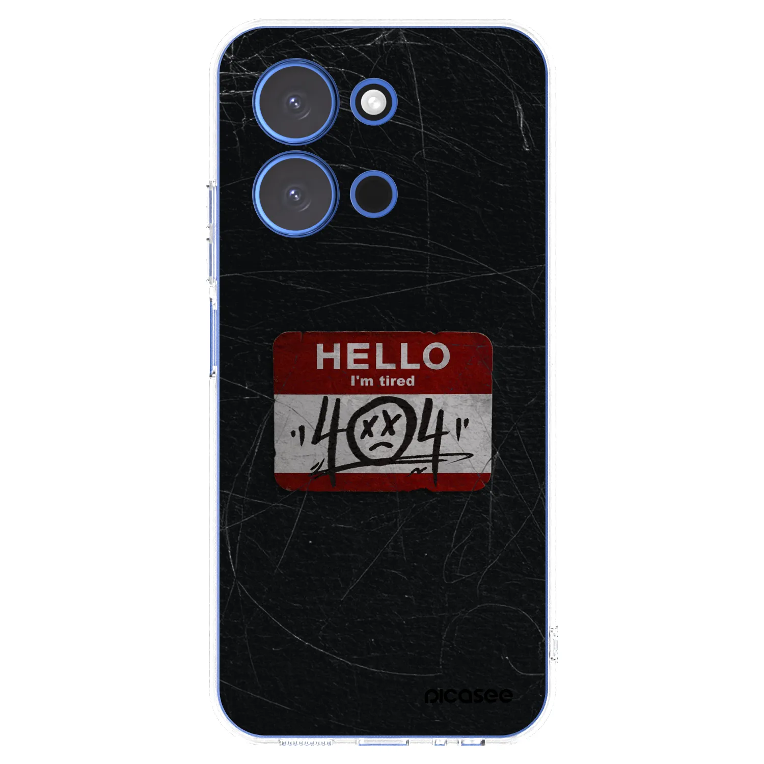Picasee silikonowe przeźroczyste etui na Xiaomi Redmi 15C 4G - HELLO 404