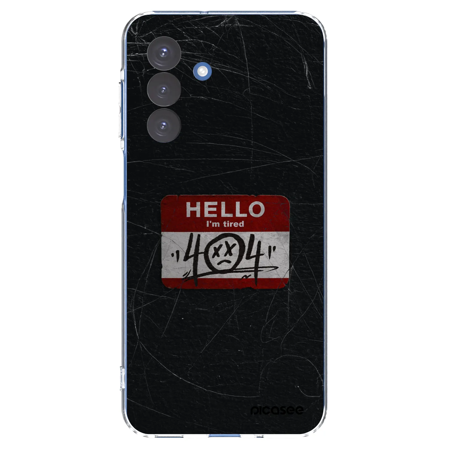 Picasee silikonowe przeźroczyste etui na Samsung Galaxy A17 5G - HELLO 404