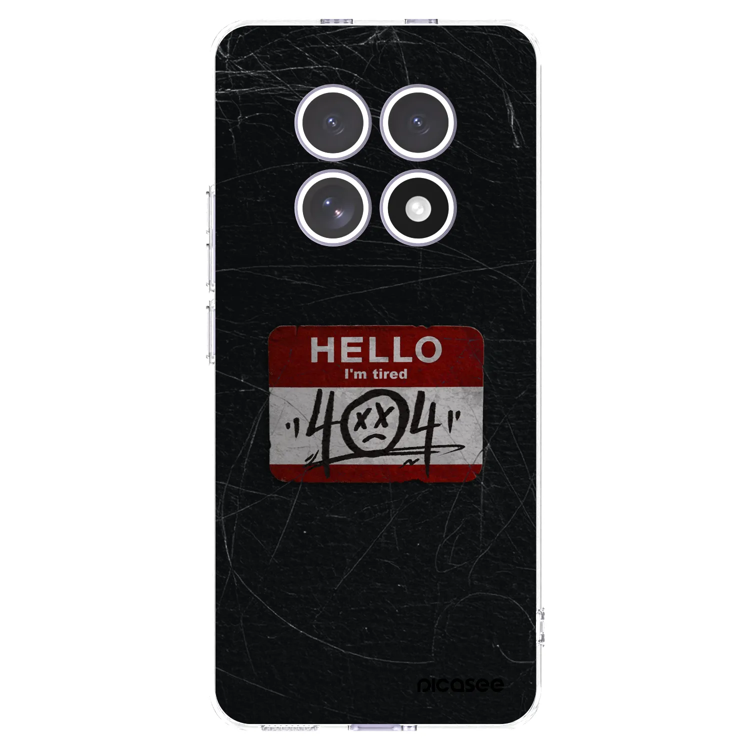 Picasee silikonowe przeźroczyste etui na Xiaomi Redmi Note 15 4G - HELLO 404