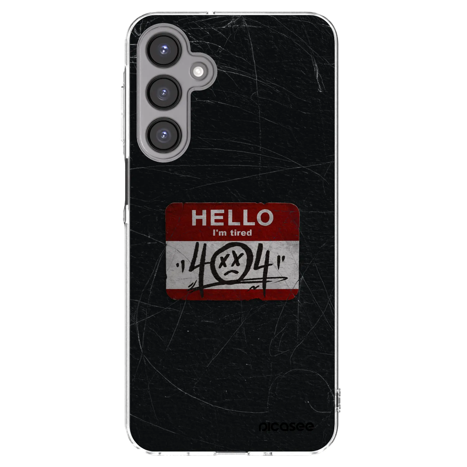 Picasee silikonowe przeźroczyste etui na Samsung Galaxy A16 4G - HELLO 404