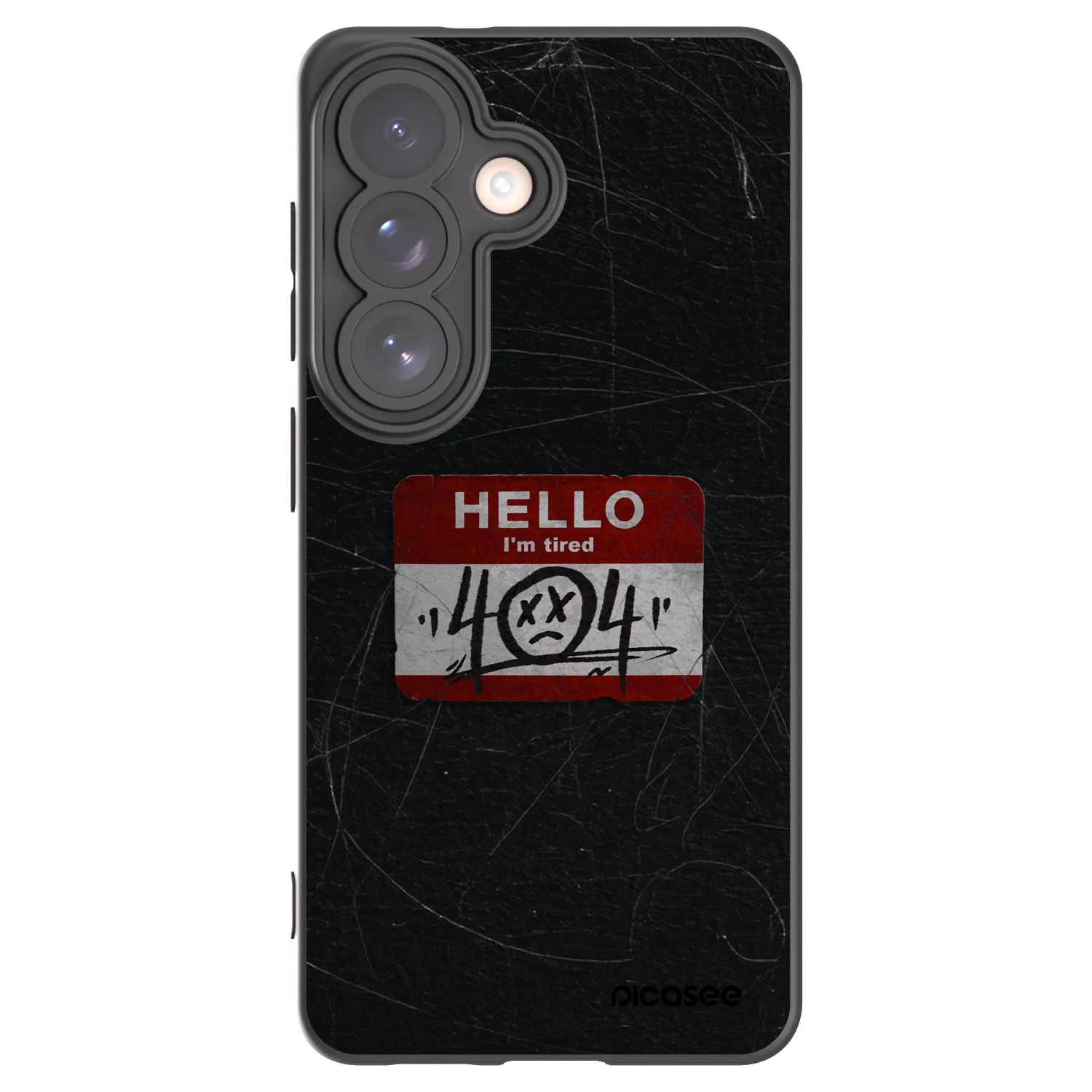 Picasee silikonowe czarne etui na Samsung Galaxy S26 - HELLO 404
