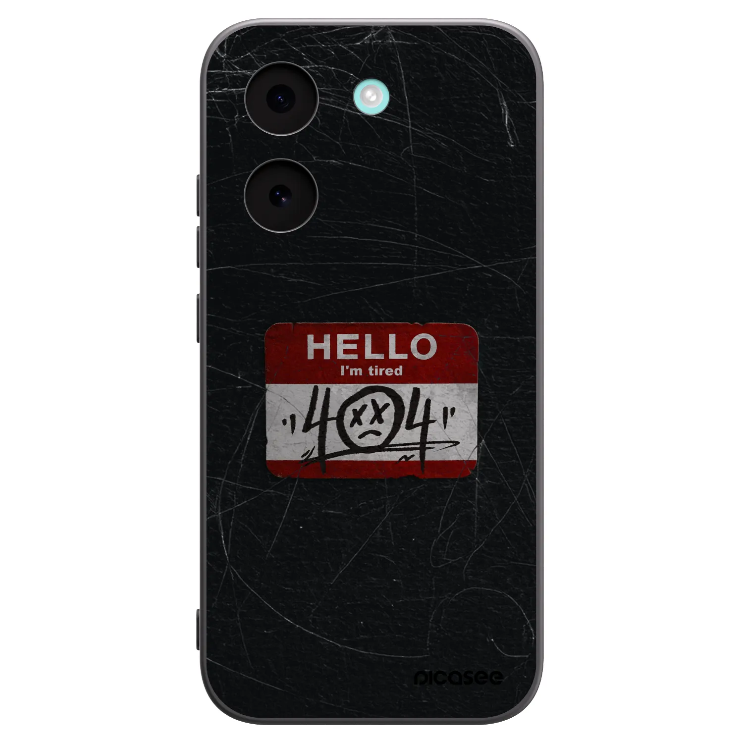 Picasee silikonowe czarne etui na Xiaomi Poco X8 Pro - HELLO 404