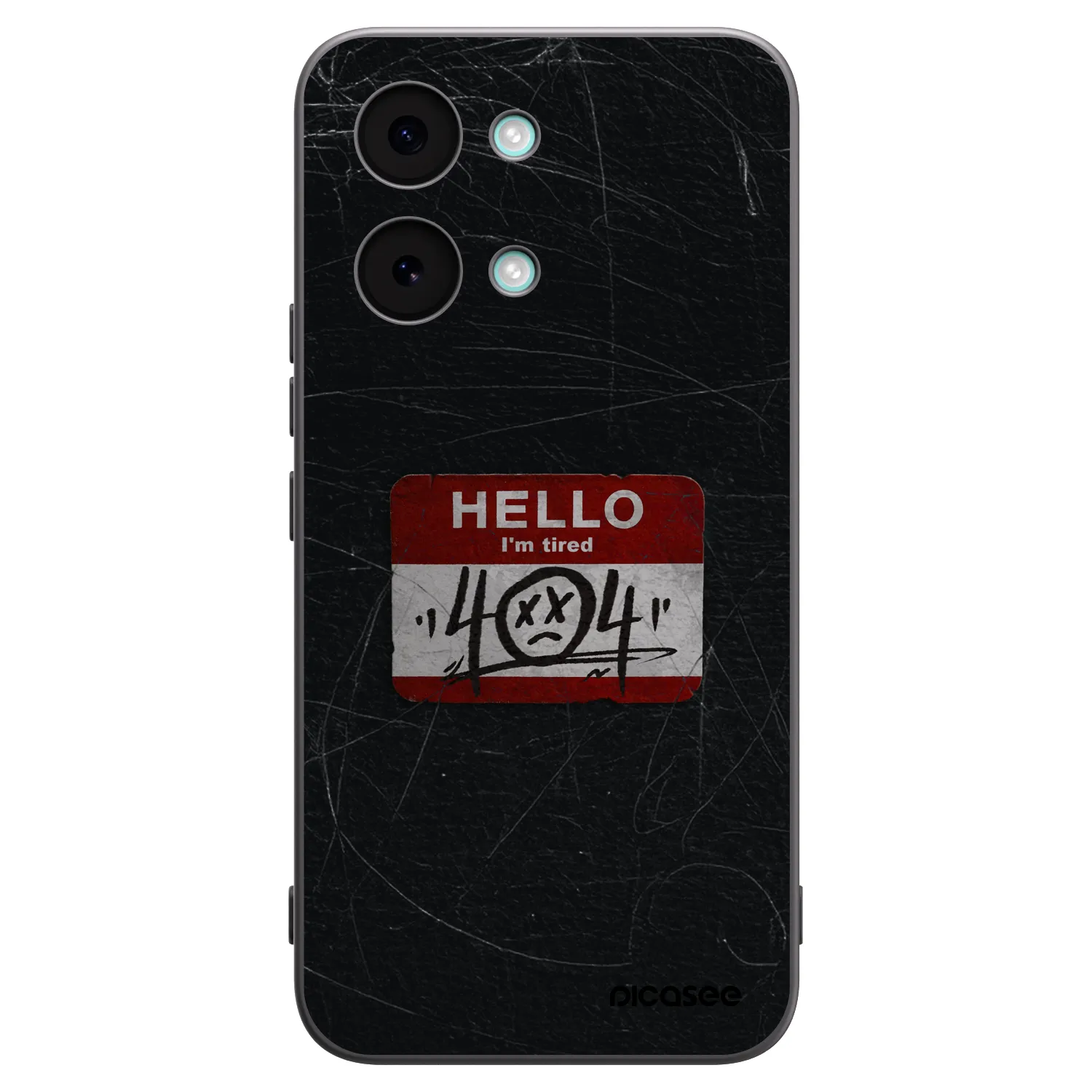 Picasee silikonowe czarne etui na Xiaomi Poco X8 Pro Max - HELLO 404