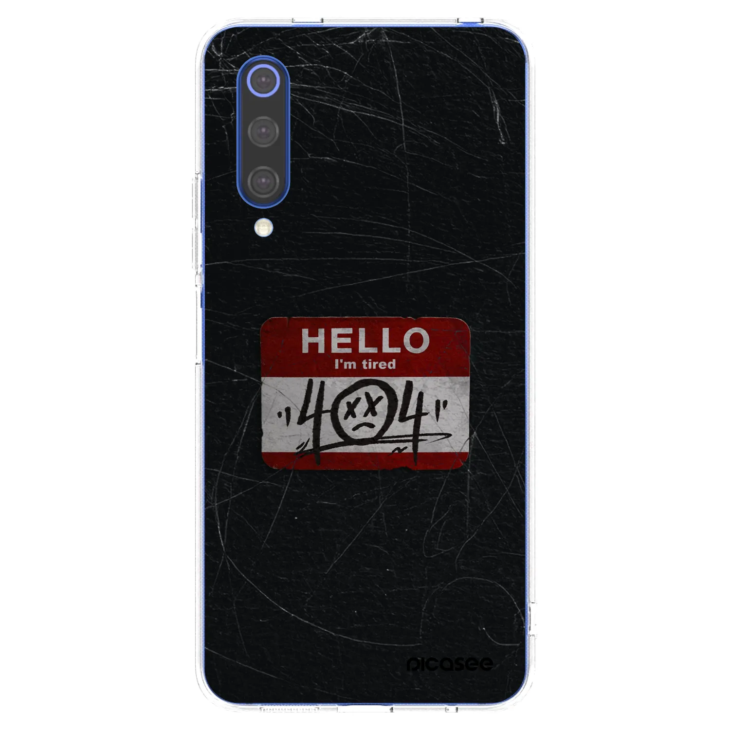 Picasee silikonowe przeźroczyste etui na Xiaomi Mi 9 SE - HELLO 404