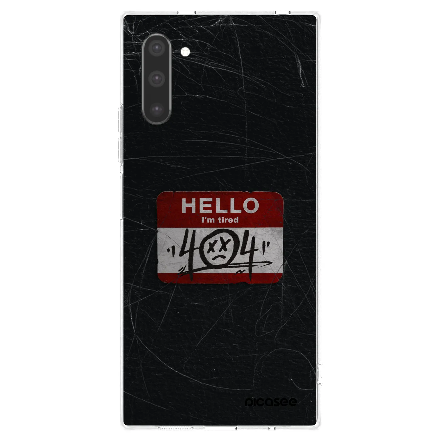 Picasee silikonowe przeźroczyste etui na Samsung Galaxy Note 10 N970F - HELLO 404