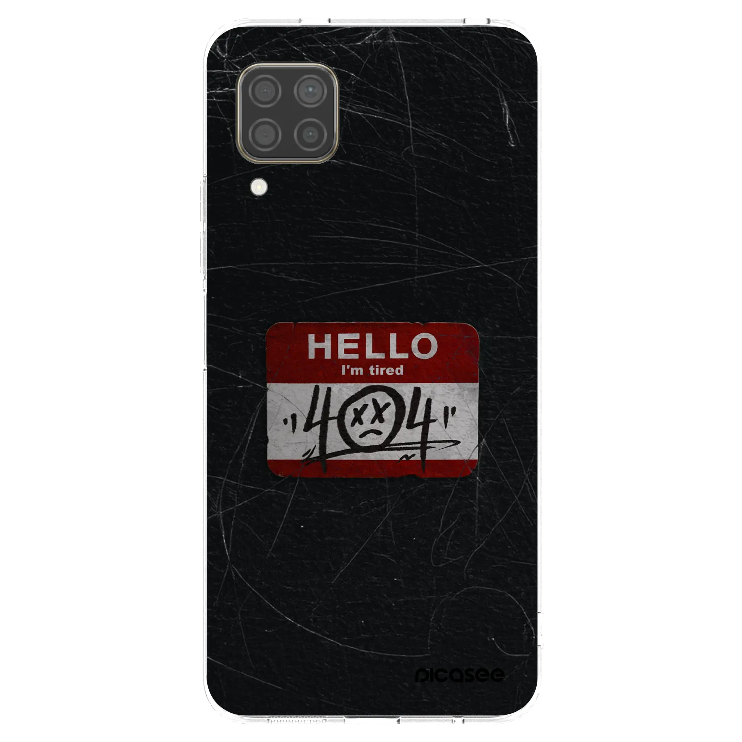 Picasee silikonowe przeźroczyste etui na Huawei P40 Lite - HELLO 404
