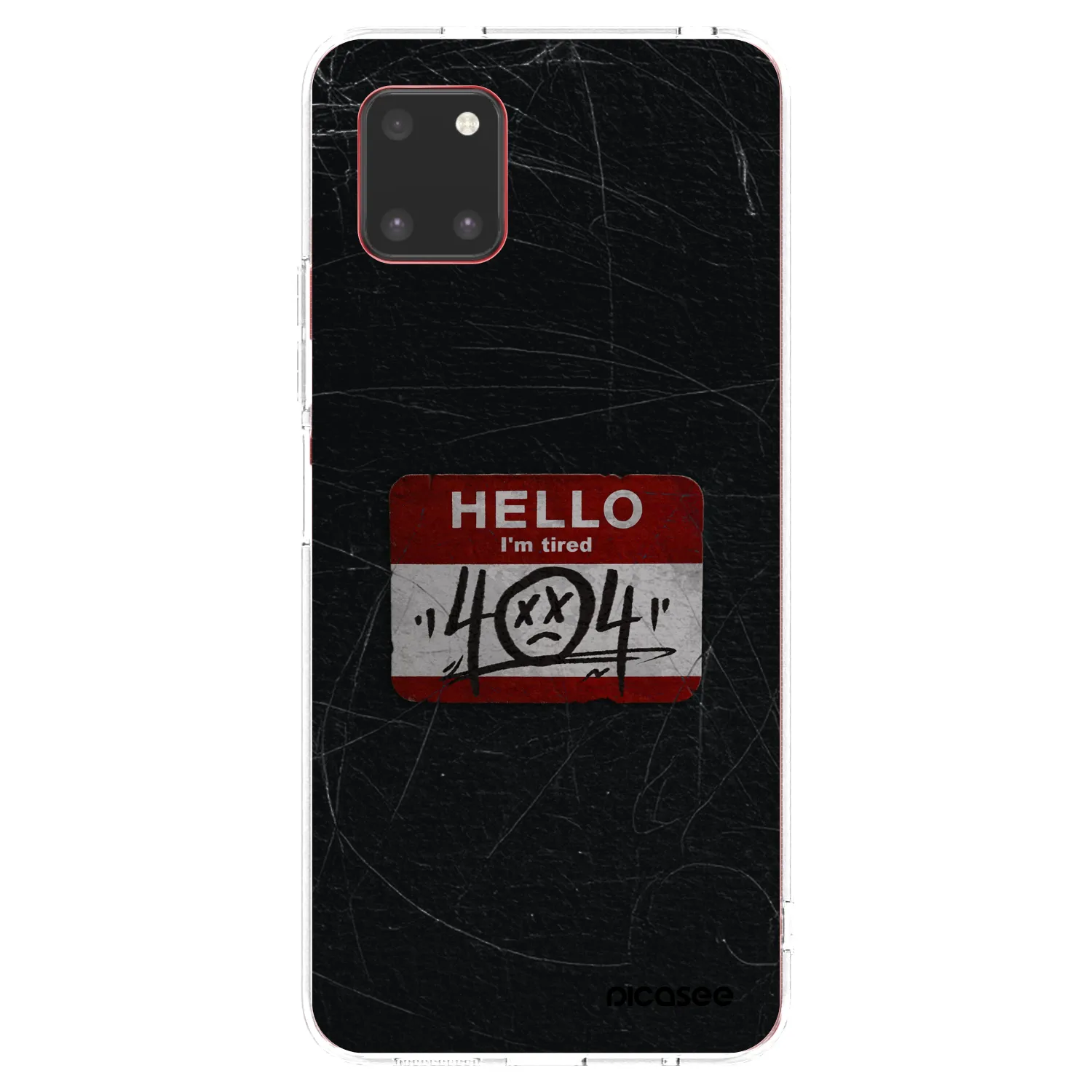 Picasee silikonowe przeźroczyste etui na Samsung Galaxy Note 10 Lite N770F - HELLO 404