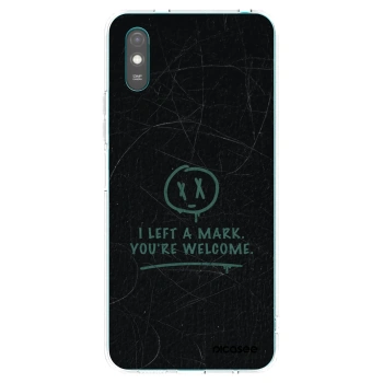 Picasee silikonowe przeźroczyste etui na Xiaomi Redmi 9A - LEFT A MARK