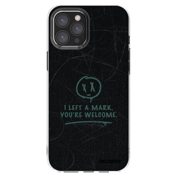 Picasee silikonowe przeźroczyste etui na Apple iPhone 12 Pro Max - LEFT A MARK