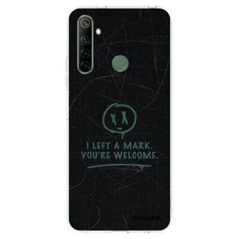 Picasee silikonowe przeźroczyste etui na Realme 6i - LEFT A MARK