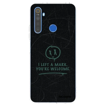 Picasee silikonowe przeźroczyste etui na Realme 5 - LEFT A MARK