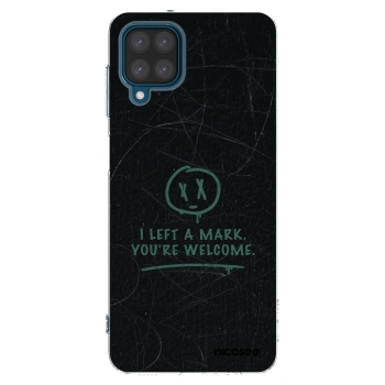 Picasee silikonowe przeźroczyste etui na Samsung Galaxy A12 A125F - LEFT A MARK