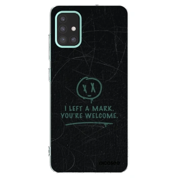 Picasee silikonowe przeźroczyste etui na Samsung Galaxy M31s - LEFT A MARK
