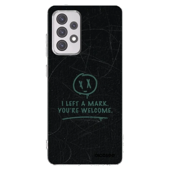 Picasee silikonowe przeźroczyste etui na Samsung Galaxy A52 5G A525F - LEFT A MARK