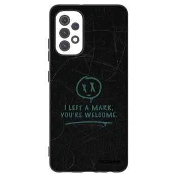 Picasee silikonowe czarne etui na Samsung Galaxy A32 5G A326B - LEFT A MARK