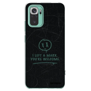 Picasee silikonowe przeźroczyste etui na Xiaomi Redmi Note 10 Pro - LEFT A MARK