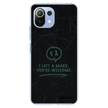 Picasee silikonowe przeźroczyste etui na Xiaomi Mi 11 Lite - LEFT A MARK