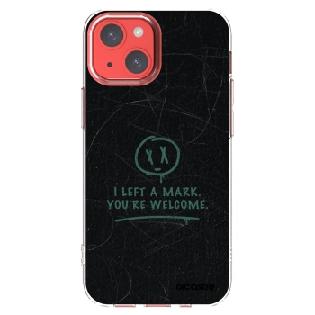 Picasee silikonowe przeźroczyste etui na Apple iPhone 13 mini - LEFT A MARK