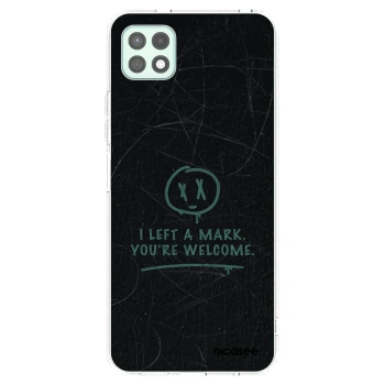 Picasee silikonowe przeźroczyste etui na Samsung Galaxy A22 A226B 5G - LEFT A MARK