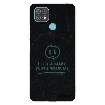 Picasee silikonowe przeźroczyste etui na Realme C21 - LEFT A MARK