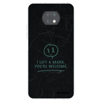 Picasee silikonowe przeźroczyste etui na Xiaomi Redmi Note 9T - LEFT A MARK