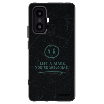 Picasee silikonowe czarne etui na Xiaomi 11T - LEFT A MARK