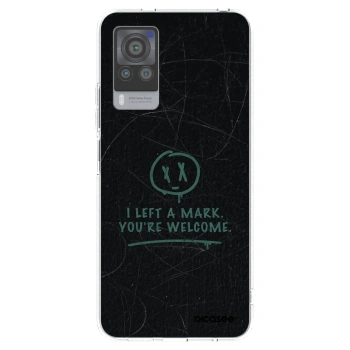 Picasee silikonowe przeźroczyste etui na Vivo X60 Pro 5G - LEFT A MARK