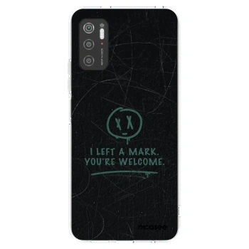 Picasee silikonowe przeźroczyste etui na Xiaomi Poco M3 Pro 5G - LEFT A MARK