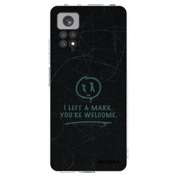 Picasee silikonowe przeźroczyste etui na Xiaomi Redmi Note 11S 4G - LEFT A MARK