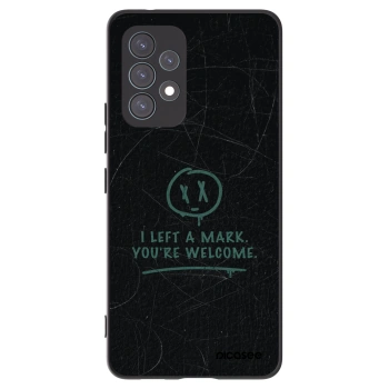 Picasee silikonowe czarne etui na Samsung Galaxy A53 5G A536 - LEFT A MARK