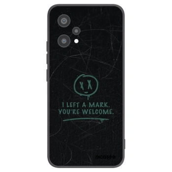 Picasee silikonowe czarne etui na Realme 9 Pro 5G - LEFT A MARK