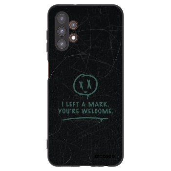 Picasee silikonowe czarne etui na Samsung Galaxy A13 4G A135 - LEFT A MARK