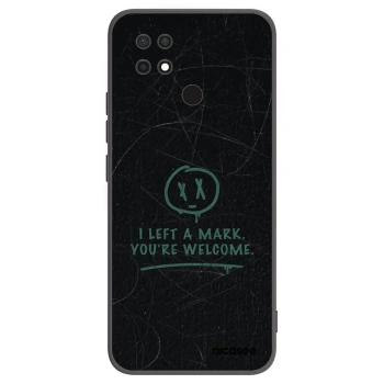Picasee silikonowe czarne etui na Xiaomi Redmi 10C - LEFT A MARK