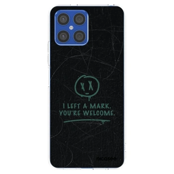 Picasee silikonowe przeźroczyste etui na Honor X8 4G - LEFT A MARK