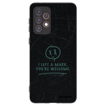 Picasee silikonowe czarne etui na Samsung Galaxy A33 5G A336 - LEFT A MARK