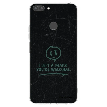Picasee silikonowe przeźroczyste etui na Huawei P Smart - LEFT A MARK