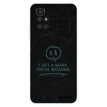 Picasee silikonowe przeźroczyste etui na Xiaomi Redmi 10 (2022) - LEFT A MARK