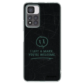 Picasee silikonowe przeźroczyste etui na Xiaomi Redmi Note 11 Pro+ 5G - LEFT A MARK