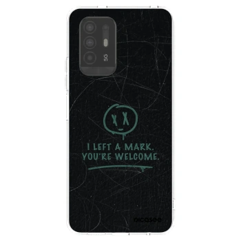 Picasee silikonowe przeźroczyste etui na OPPO A94 5G - LEFT A MARK