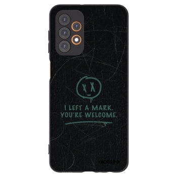 Picasee silikonowe czarne etui na Samsung Galaxy A23 A236B 5G - LEFT A MARK